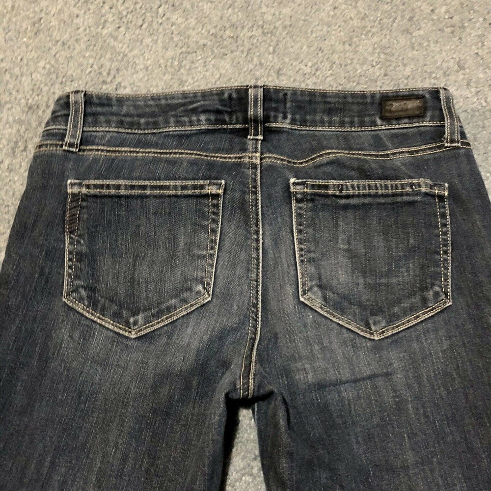 Paige Jeans 27 Skyline Straight Dark Blue Low Rise 30 Inseam Women’s - Picture 9 of 11
